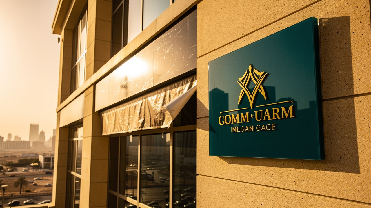 Outdoor signage durability comparison in Dubai harsh sunlight