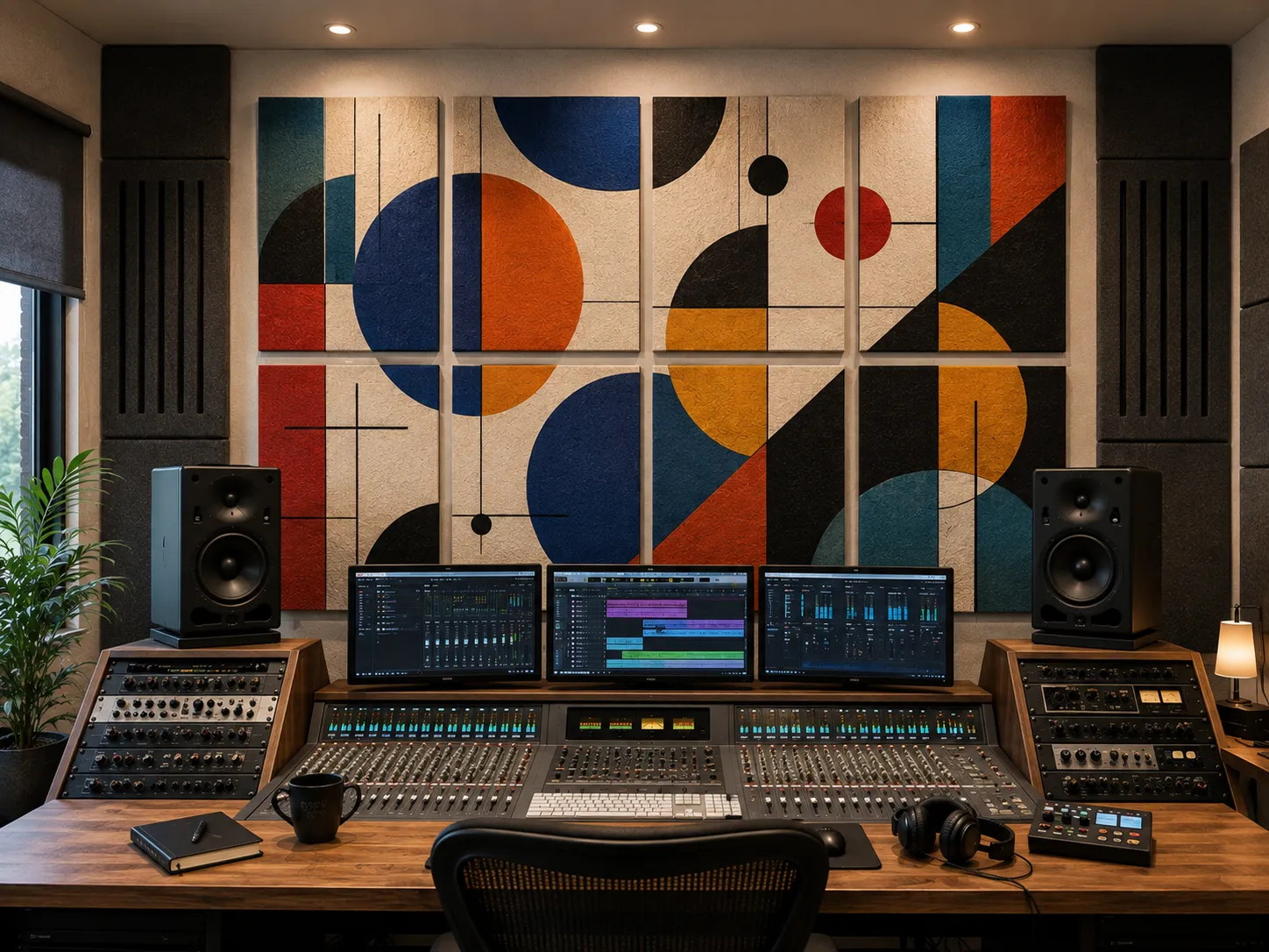 Geometric Pattern Acoustic Panels